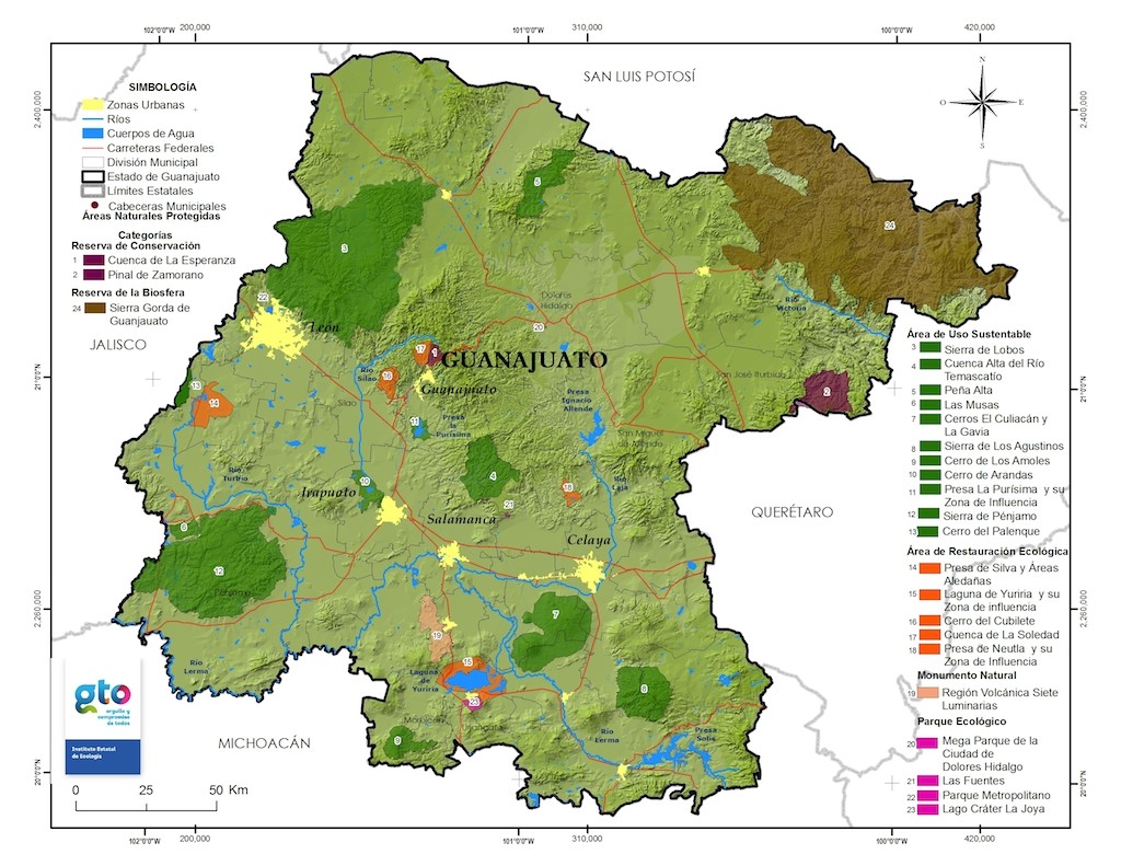 Áreas Naturales Protegidas de Guanajuato